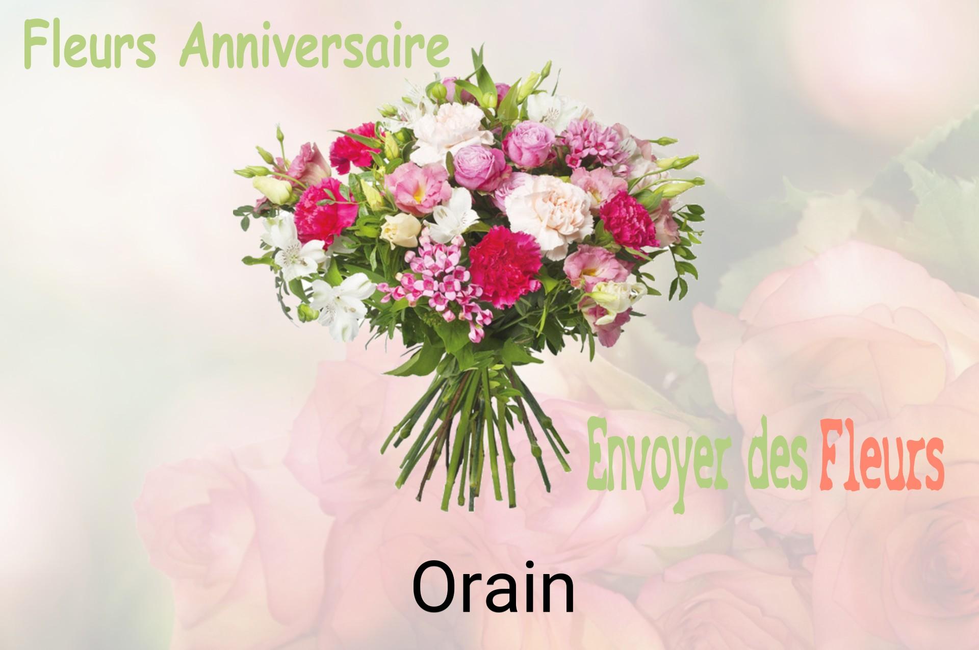 Bouquet de fleurs d’anniversaire livré à Orain