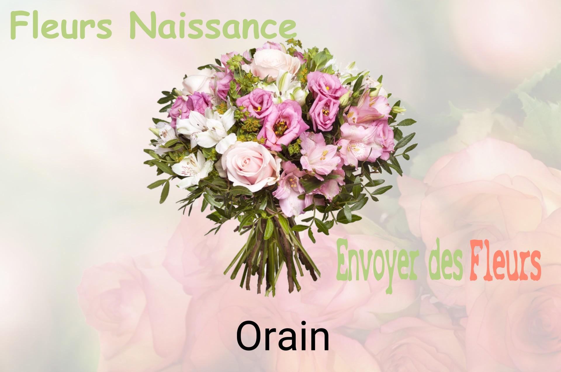 Bouquet de fleurs de naissance livré à Orain